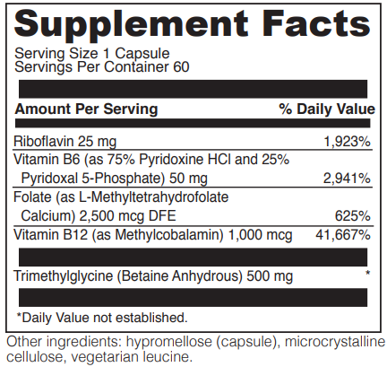 methyl benefits davinci labs supplement facts