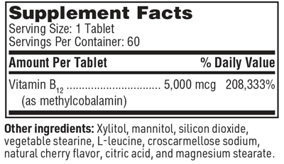 methylcobalamin sfi health supplement facts