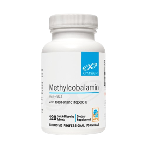 Methylcobalamin Xymogen 120ct front