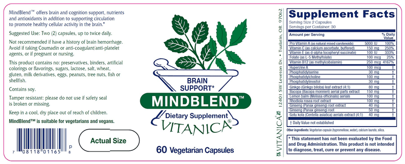 MindBlend Vitanica products