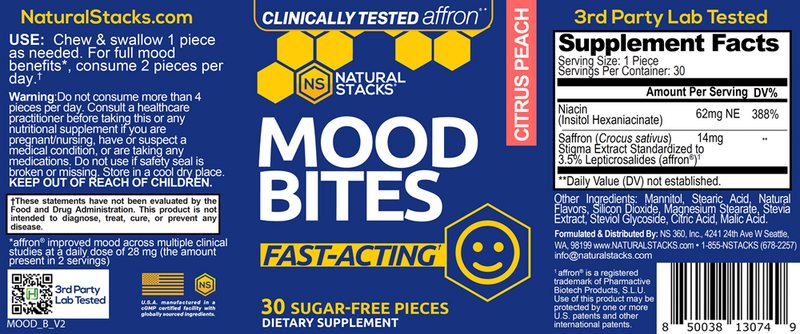 Mood Bites Natural Stacks Label