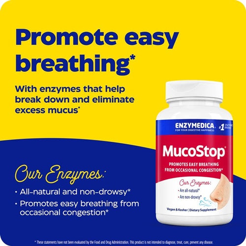 MucoStop CAPSULES Enzymedica