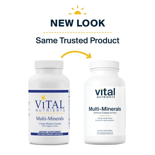 Multi-Minerals Citrate No Copper or Iron new look