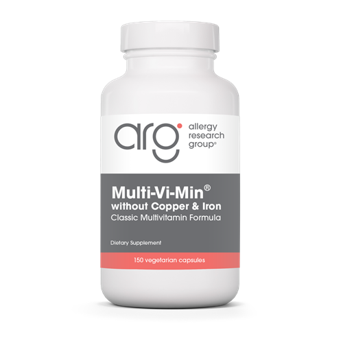 multi-vi-min without copper & iron allergy research group