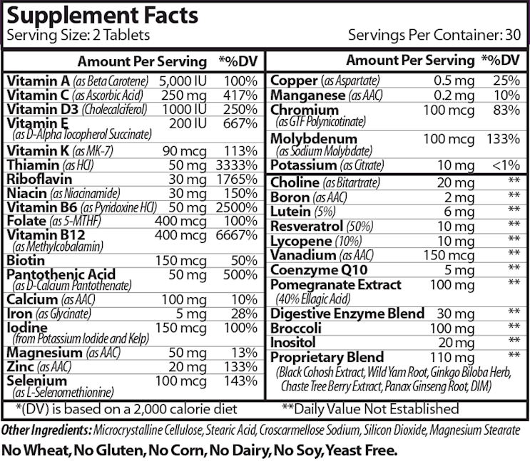 MultiWomen's with Digestive Enzymes Vinco supplements