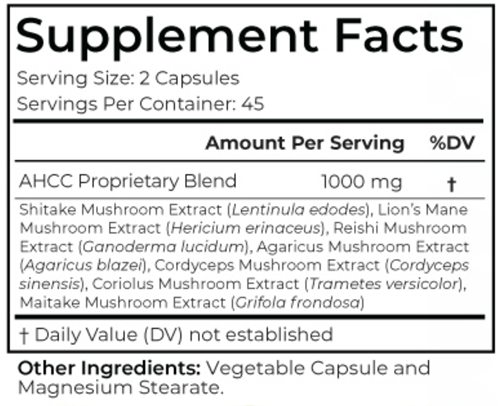 mushroom king bio essence health science supplement facts