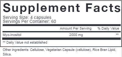 myo-inositol fairhaven health supplement facts