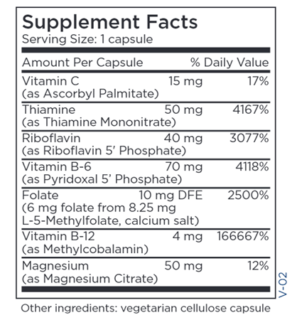 NERVEsustain (Metabolic Maintenance) supplement facts