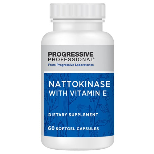 Nattokinase with Vitamin E Progressive Labs front