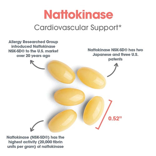 cardiovascular support | nattokinase 100 mg nsk-sd allergy research group