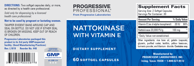 Nattokinase w/ Vitamin E