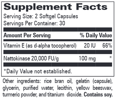 Nattokinase w/ Vitamin E