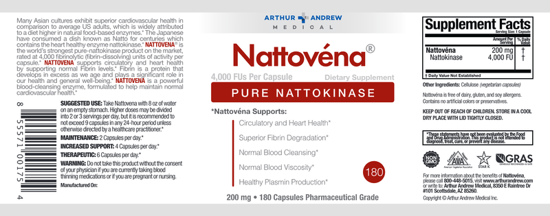 Nattovena 180 Count