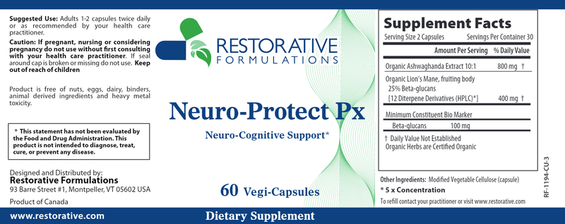 Neuro-Protect Px (Restorative Formulations) Label