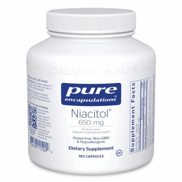 Niacitol® (no-flush niacin) 650 mg 180's