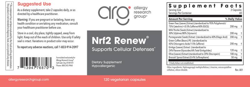 nrf2 renew allergy research group label