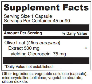 olivir 15 davinci labs supplement facts