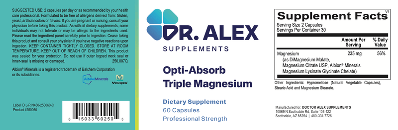 Opti-Absorb Triple Magnesium