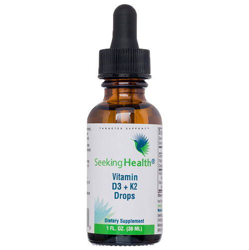 Optimal Vitamin D3 + K2 Drops Seeking Health