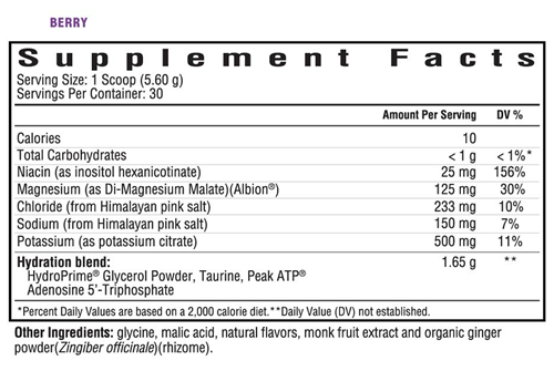 optimal electrolyte berry seeking health supplement facts