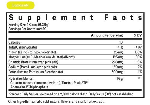 optimal electrolyte lemonade seeking health supplement facts