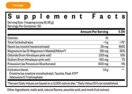 optimal electrolyte orange seeking health supplement facts