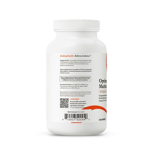 optimal multivitamin | multivitamin plus seeking health