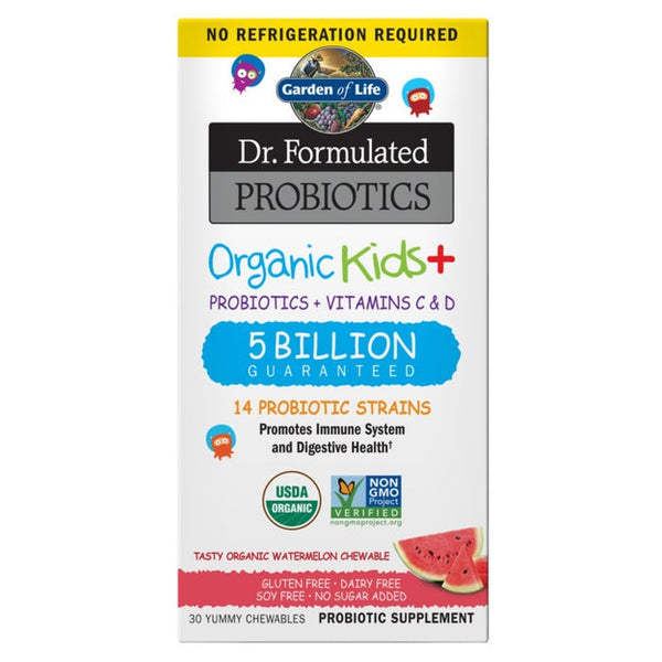 organic kids probiotics watermelon garden of life