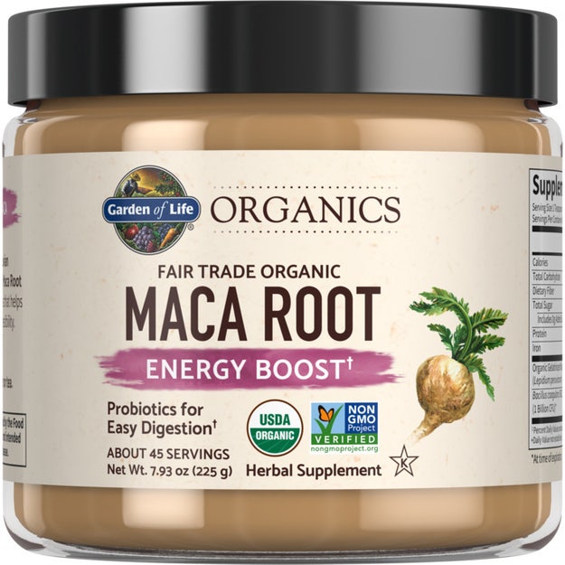 organics maca root powder garden of life