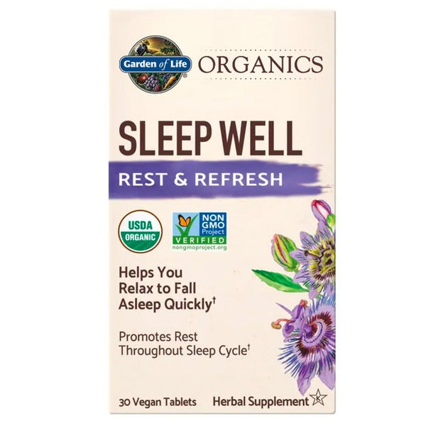 organics sleep well rest & refresh garden of life