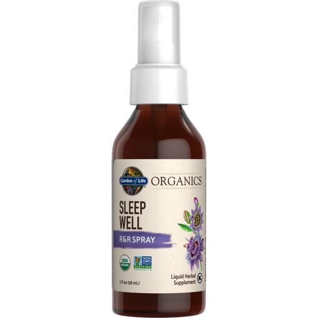 buy organics sleep well spray garden of life