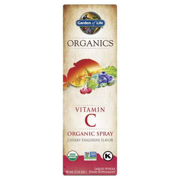 organics vitamin c cherry tangerine garden of life