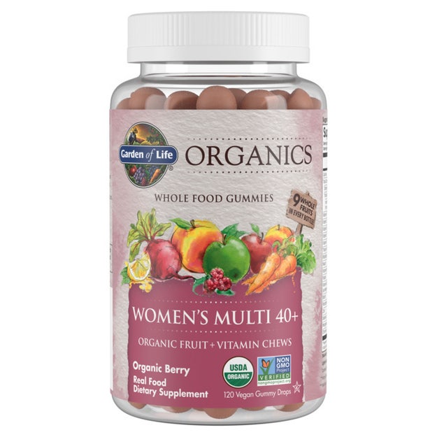 organics women's 40+ gummies garden of life