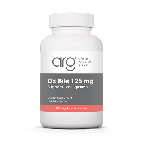 ox bile 125 mg allergy research group