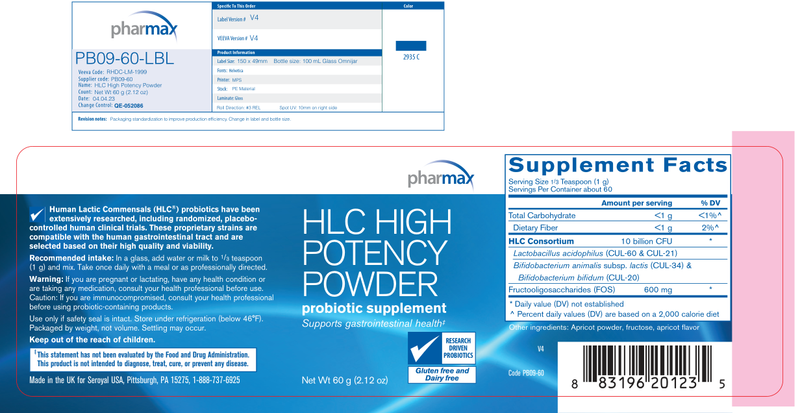 HLC High Potency Powder 2.1 oz