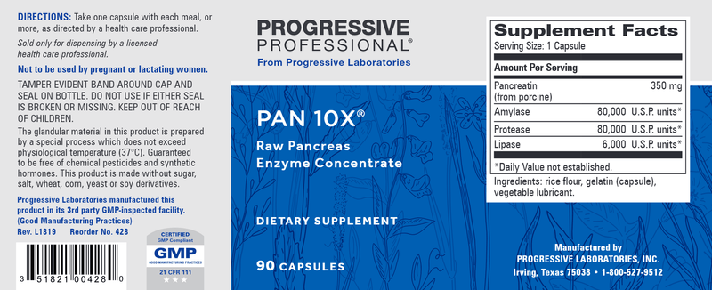 Pan 10X® 90 Count