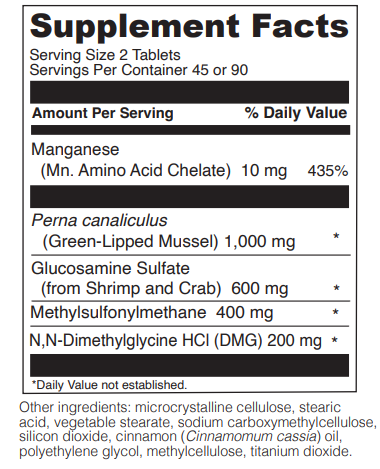 perna plus davinci labs supplement facts