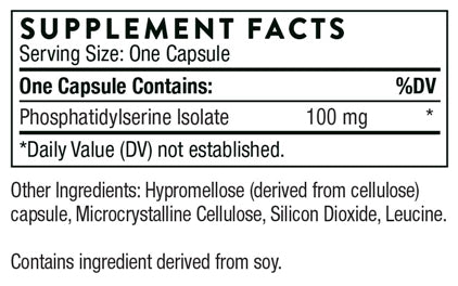 Phosphatidylserine (formerly Iso-Phos) Thorne supplements