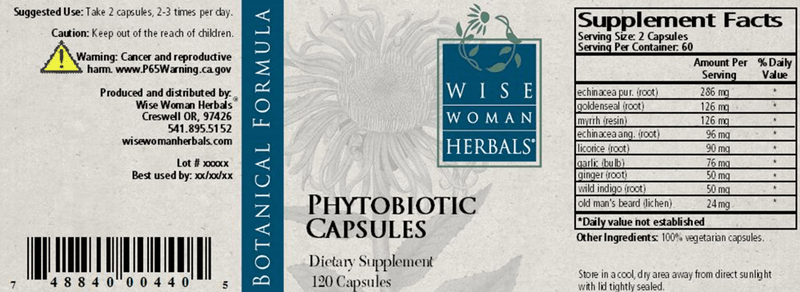 BACKORDER ONLY - Phytobiotic Capsules 120 Count