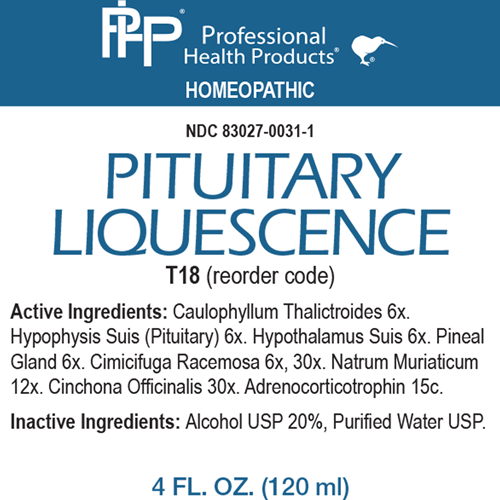 Pituitary Liquescence (Professional Health Products) Ingredients