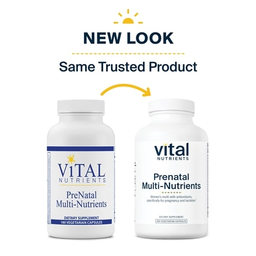 PreNatal Multi-Nutrients Vital Nutrients new look