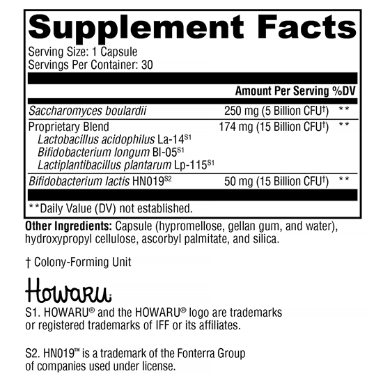 ProbioMax Sb DF (Xymogen) Supplement Facts