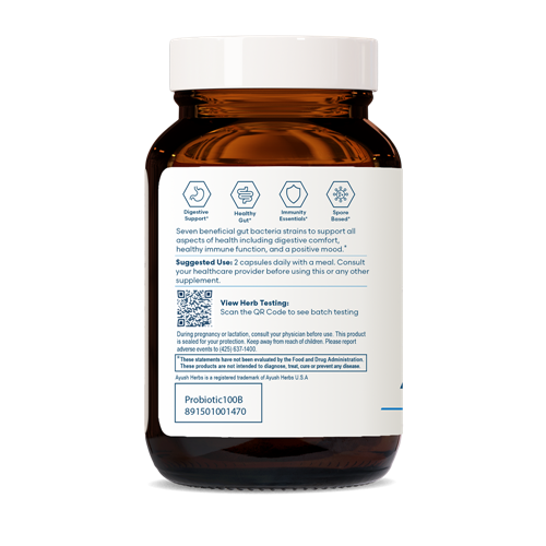 Probiotic 100B (Ayush Herbs) Side