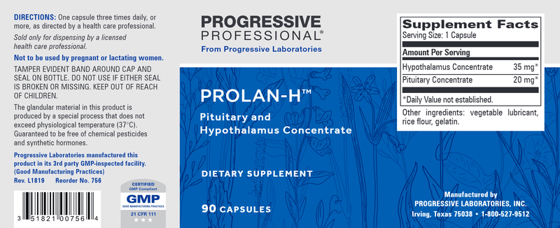 Prolan-H (Progressive Labs) Label