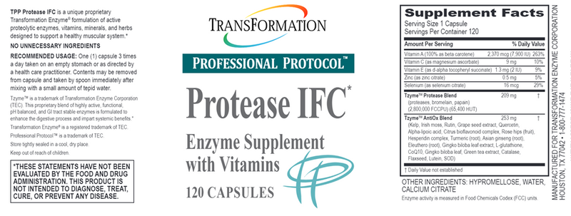 Protease IFC (Transformation Enzyme) Label