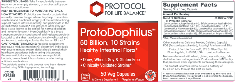 ProtoDophilus 50 Billion