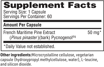 pycnogenol sfi health supplement facts