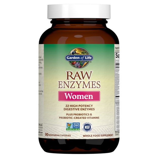 raw enzymes women garden of life