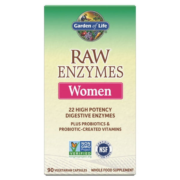 raw enzymes women garden of life