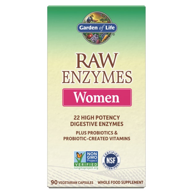 raw enzymes women garden of life